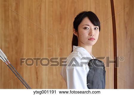 Japanese traditional archery athlete portrait View Large Photo Image Stock Image - Japanese traditional archery athlete portrait. Fotosearch