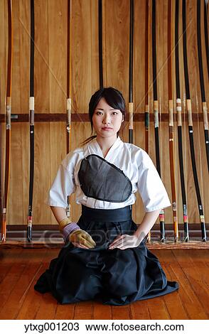 Japanese traditional archery athlete portrait View Large Photo Image Stock Image - Japanese traditional archery athlete portrait. Fotosearch