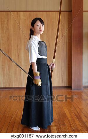 Japanese traditional archery athlete portrait View Large Photo Image Stock Photo - Japanese traditional archery athlete portrait. Fotosearch
