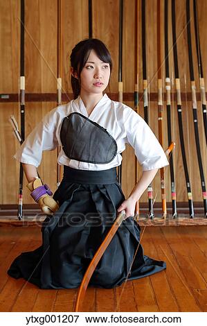 Japanese traditional archery athlete portrait View Large Photo Image Stock Photo - Japanese traditional archery athlete portrait. Fotosearch