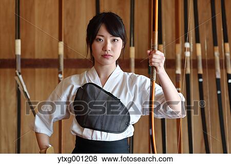 Japanese traditional archery athlete portrait View Large Photo Image Stock Photo - Japanese traditional archery athlete portrait. Fotosearch