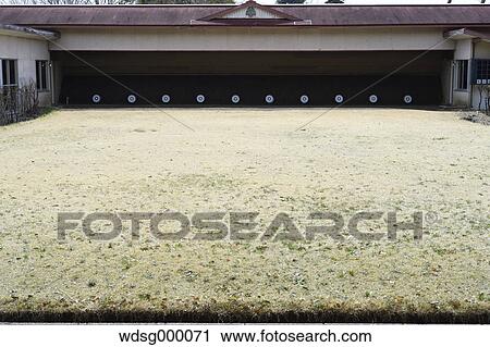 Japanese traditional archery field View Large Photo Image Stock Image - Japanese traditional archery field. Fotosearch