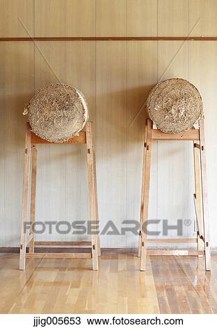 Japanese traditional archery straw targets View Large Photo Image Stock Image - Japanese traditional archery straw targets. Fotosearch