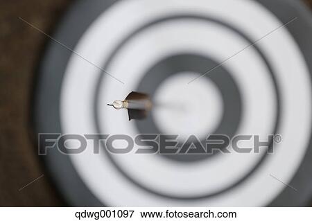 Stock Photo - Japanese traditional archery target hit by arrows. Fotosearch