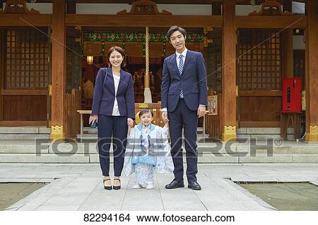 Picture - Japanese traditional Shichi-Go-San. Fotosearch