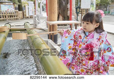 Picture - Japanese traditional Shichi-Go-San. Fotosearch