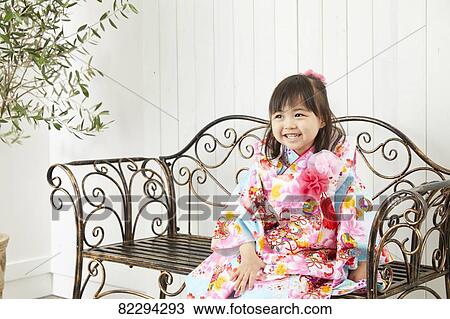 Stock Image - Japanese traditional Shichi-Go-San. Fotosearch
