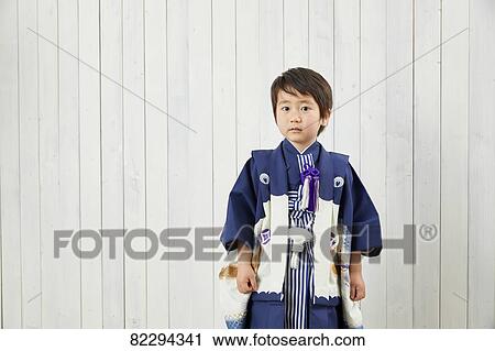 Stock Image - Japanese traditional Shichi-Go-San. Fotosearch