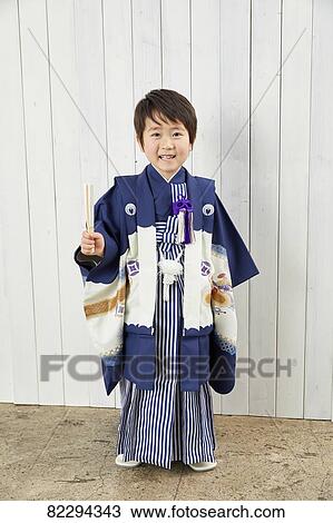 Stock Image - Japanese traditional Shichi-Go-San. Fotosearch