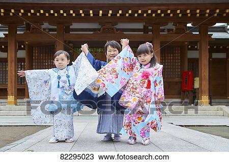 Japanese traditional Shichi-Go-San View Large Photo Image Stock Image - Japanese traditional Shichi-Go-San. Fotosearch