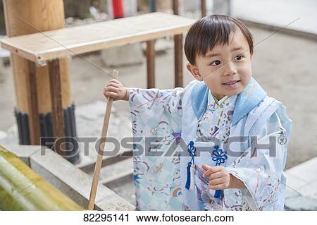 Stock Image - Japanese traditional Shichi-Go-San. Fotosearch