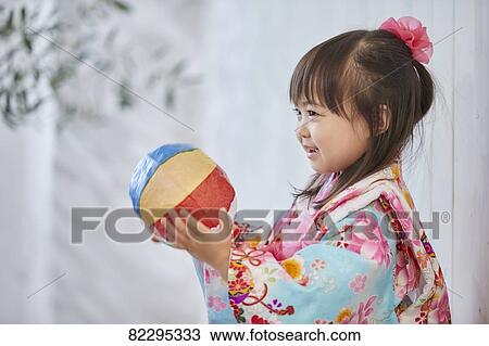 Stock Image - Japanese traditional Shichi-Go-San. Fotosearch