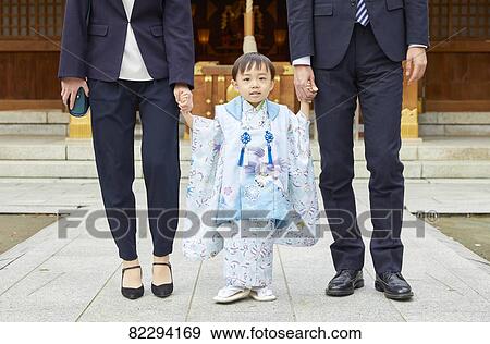 Japanese traditional Shichi-Go-San View Large Photo Image Stock Photo - Japanese traditional Shichi-Go-San. Fotosearch