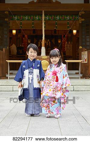 Japanese traditional Shichi-Go-San View Large Photo Image Stock Photo - Japanese traditional Shichi-Go-San. Fotosearch