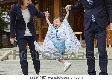 Stock Photo - Japanese traditional Shichi-Go-San. Fotosearch