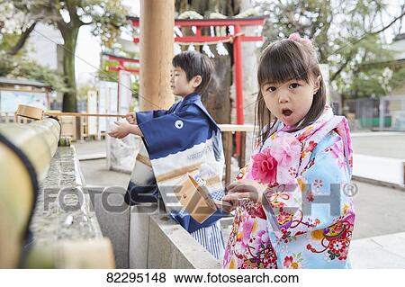 Japanese traditional Shichi-Go-San View Large Photo Image Stock Photo - Japanese traditional Shichi-Go-San. Fotosearch
