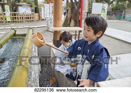 Stock Photograph - Japanese traditional Shichi-Go-San. Fotosearch