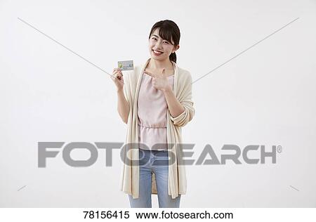 Japanese woman on white background View Large Photo Image Stock Photography - Japanese woman on white background. Fotosearch