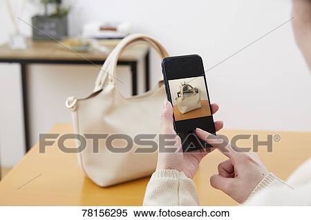 Japanese woman selling online View Large Photo Image Stock Photography - Japanese woman selling online. Fotosearch