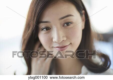 Japanese woman stylish cafe View Large Photo Image Stock Image - Japanese woman stylish cafe. Fotosearch