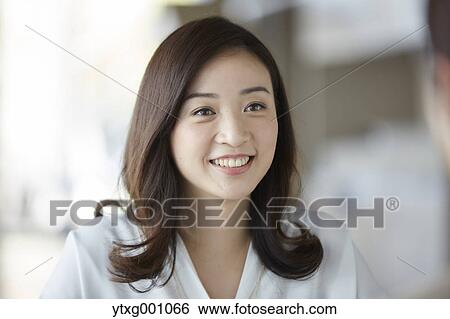 Japanese woman stylish cafe View Large Photo Image Stock Photograph - Japanese woman stylish cafe. Fotosearch