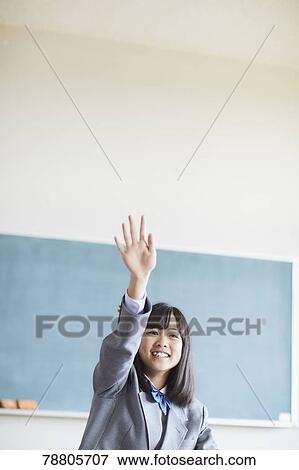 Mixed-race student in the classroom View Large Photo Image Stock Photo - Mixed-race student in the classroom. Fotosearch