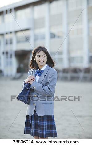 Picture - Mixed-race student. Fotosearch