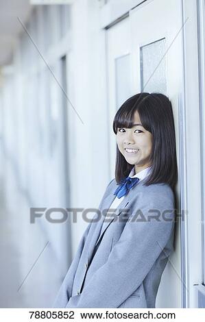 Stock Image - Mixed-race student. Fotosearch