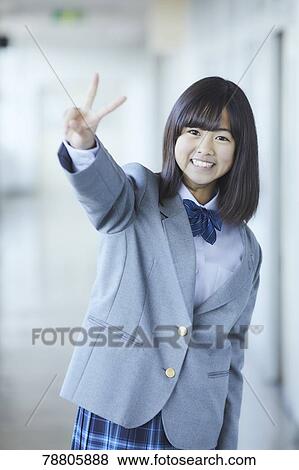 Stock Photo - Mixed-race student. Fotosearch