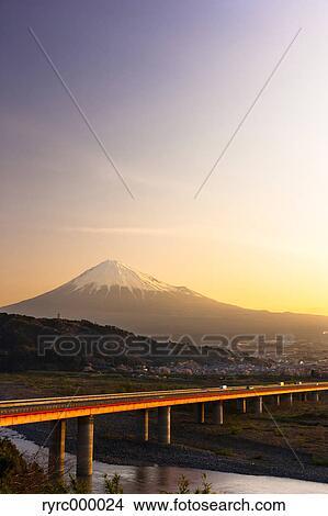 Mount Fuji and Tomei Expressway, Shizuoka Prefecture, Japan View Large Photo Image Picture - Mount Fuji and Tomei Expressway, Shizuoka Prefecture, Japan. Fotosearch