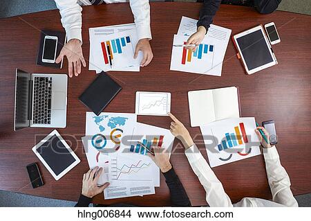 Picture - Multi-ethnic group having a business meeting. Fotosearch