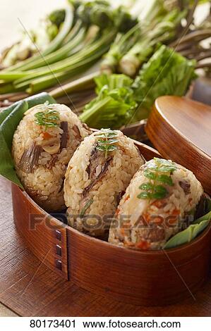 Onigiri View Large Photo Image Stock Image - Onigiri. Fotosearch
