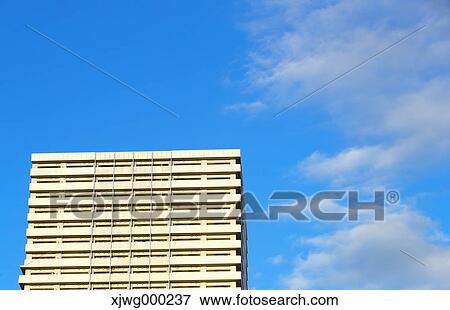 Skyscraper and blue sky, Tokyo, Japan View Large Photo Image Stock Photo - Skyscraper and blue sky, Tokyo, Japan. Fotosearch