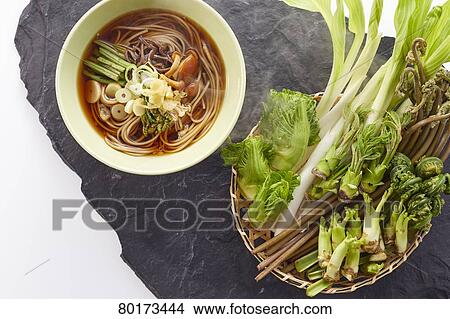 Picture - Soba noodles. Fotosearch