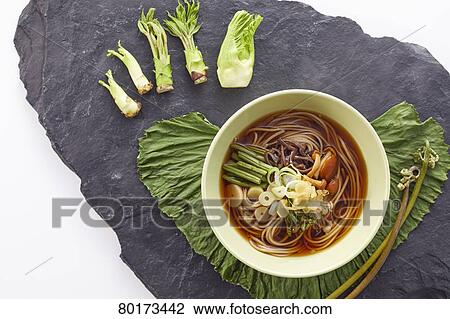 Soba noodles View Large Photo Image Stock Image - Soba noodles. Fotosearch