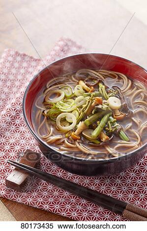 Stock Photography - Soba noodles. Fotosearch