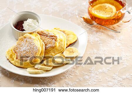 Souffle Pancakes View Large Photo Image Stock Image - Souffle Pancakes. Fotosearch