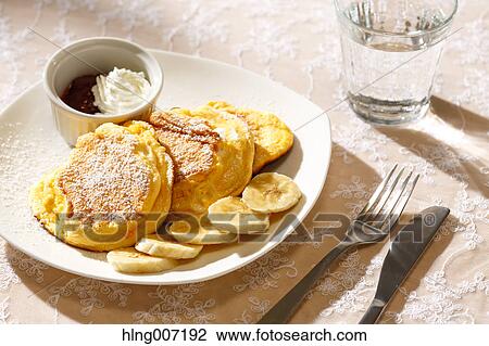 Souffle Pancakes View Large Photo Image Stock Image - Souffle Pancakes. Fotosearch