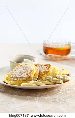 Souffle Pancakes View Large Photo Image Stock Photo - Souffle Pancakes. Fotosearch
