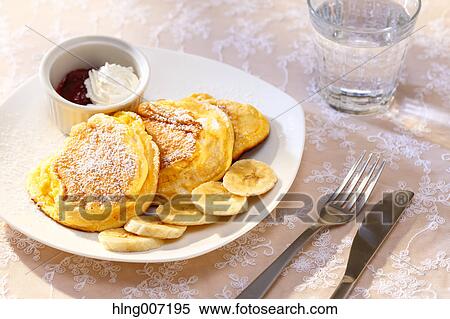 Stock Photography - Souffle Pancakes. Fotosearch