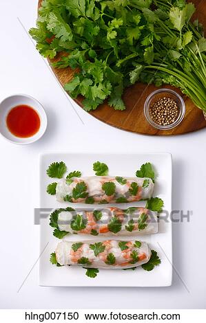 Spring rolls View Large Photo Image Stock Image - Spring rolls. Fotosearch