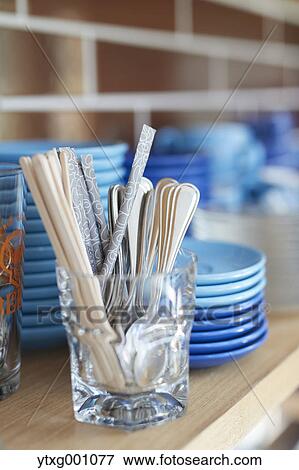 Stylish cafe interior View Large Photo Image Stock Photo - Stylish cafe interior. Fotosearch