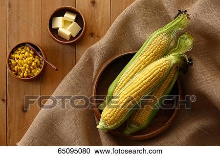 Stock Image - Sweet corn. Fotosearch
