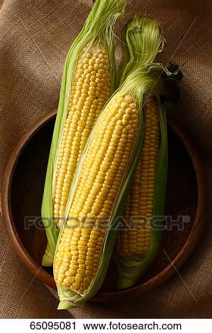 Stock Image - Sweet corn. Fotosearch