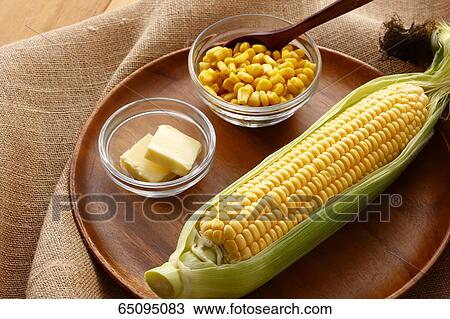 Stock Image - Sweet corn. Fotosearch
