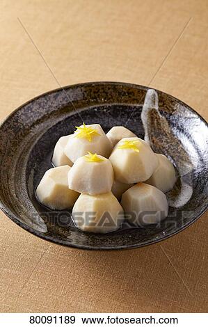 Stock Photo - Taro potatoes. Fotosearch