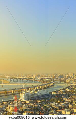 Tokyo cityscape, Tokyo, Japan View Large Photo Image Stock Photography - Tokyo cityscape, Tokyo, Japan. Fotosearch