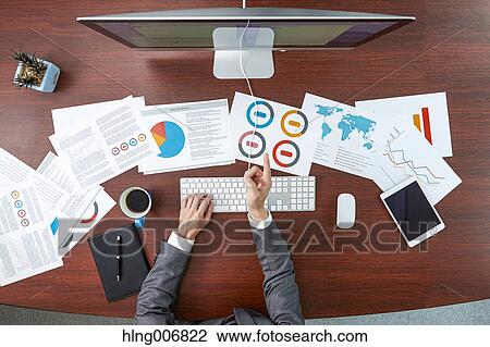 Top view of Japanese businessman in the office View Large Photo Image Stock Image - Top view of Japanese businessman in the office. Fotosearch