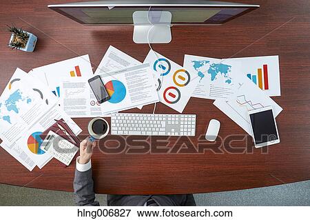 Top view of Japanese businessman in the office View Large Photo Image Stock Photo - Top view of Japanese businessman in the office. Fotosearch