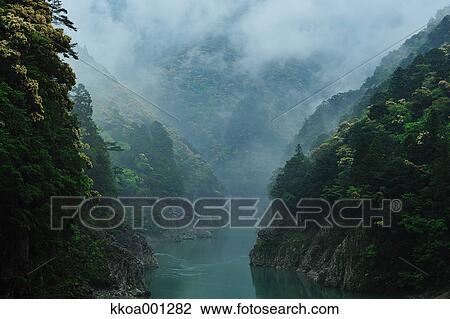 Toro Gorge, Japan View Large Photo Image Stock Image - Toro Gorge, Japan. Fotosearch